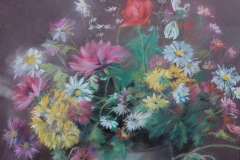 5091lr Stilleven bloemen kleur potlood op papier Pierre Emy